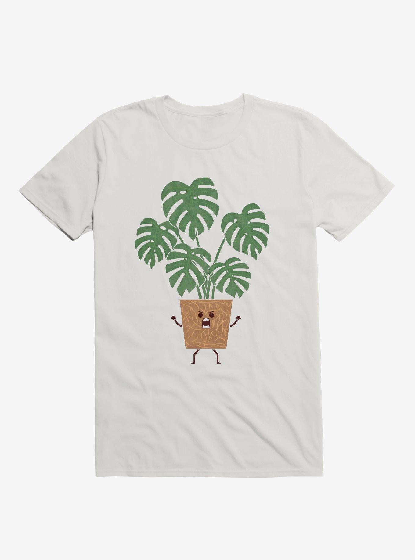 Monstera House Plant White T Shirt T Shirt Comfort Fit Daily Wear