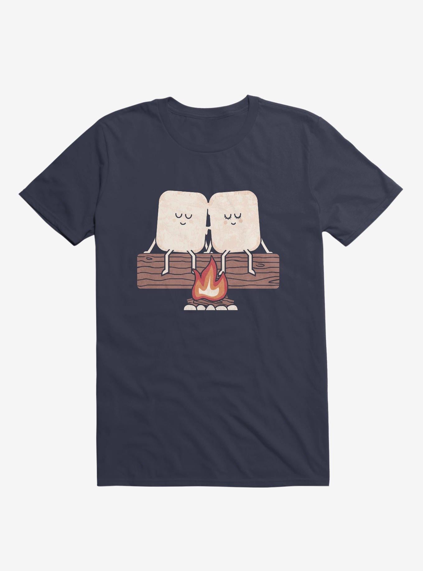 I Melt With You Marshmallows Navy Blue T Shirt T Shirt Trending US Funny Quote