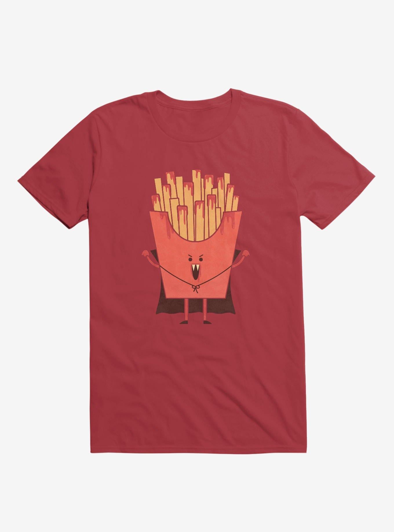 Nospotatu Vampire Fries Red T Shirt T Shirt Trending US Daily Wear