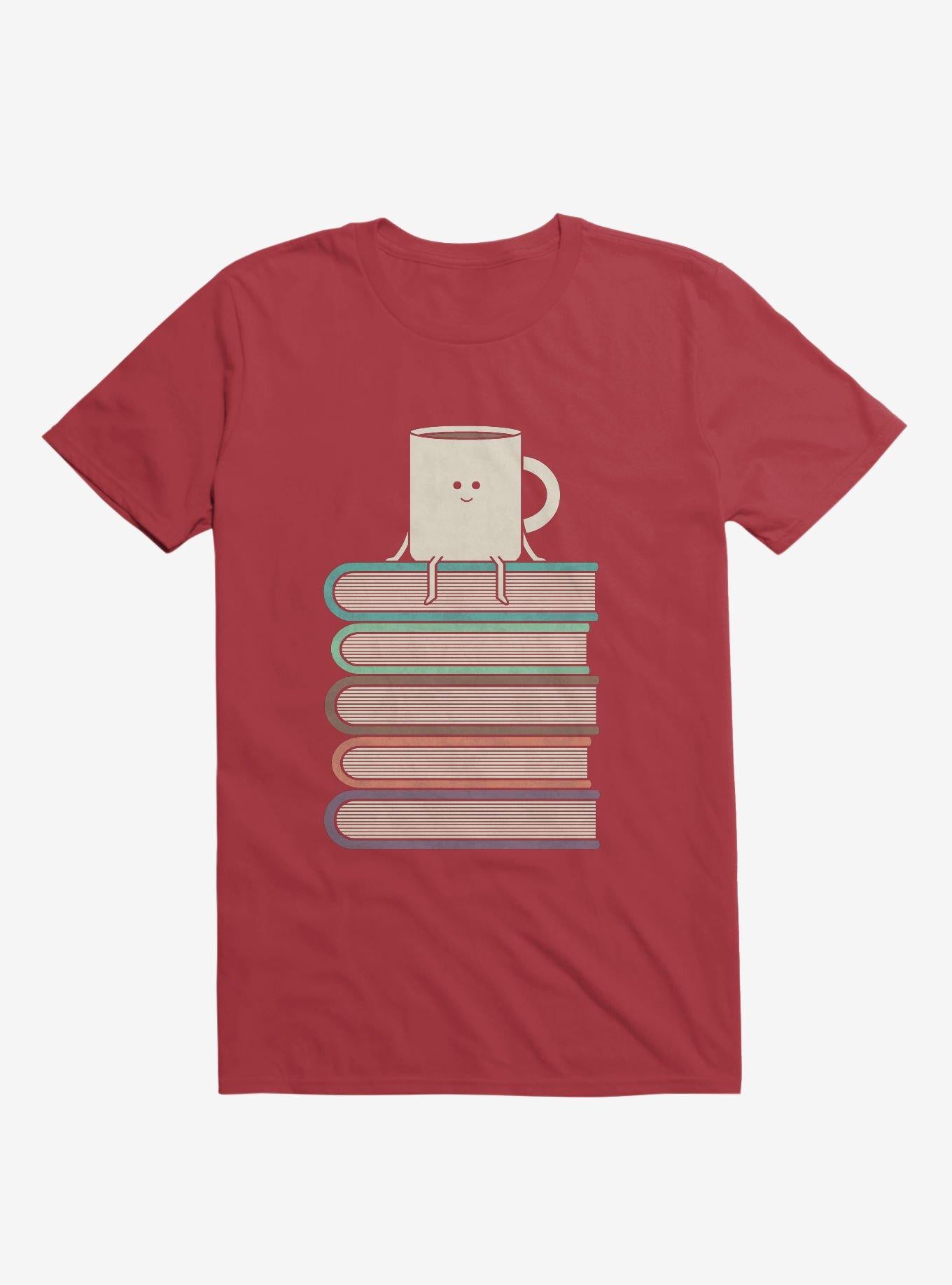 Top Of The World Cup On Books Red T Shirt T Shirt Trending US