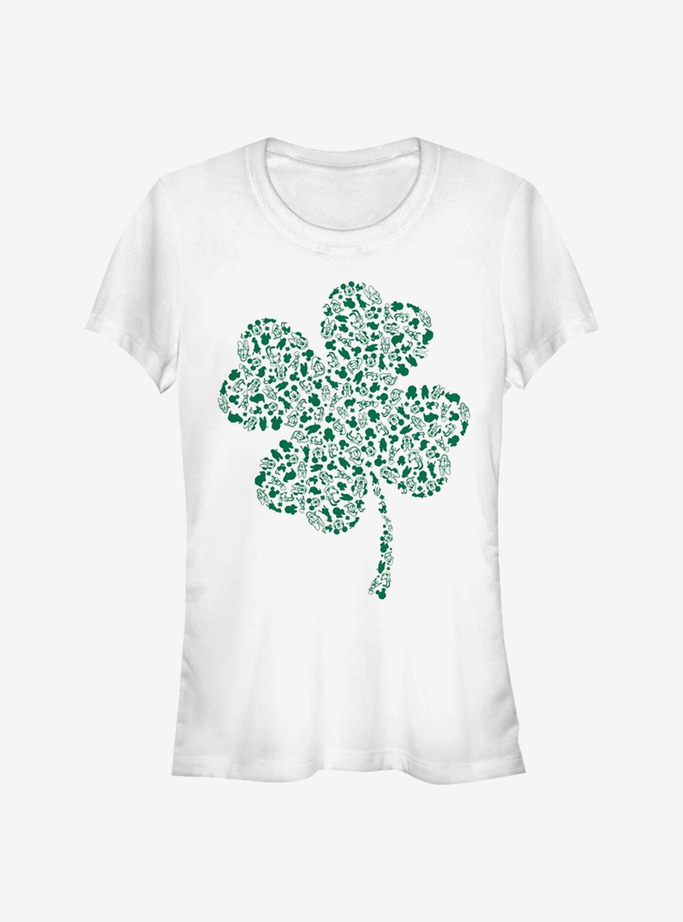 Disney Mickey Mouse Shamrock Fill Girls T-Shirt | Premium Unisex T-Shirt, Trending Graphic Tee