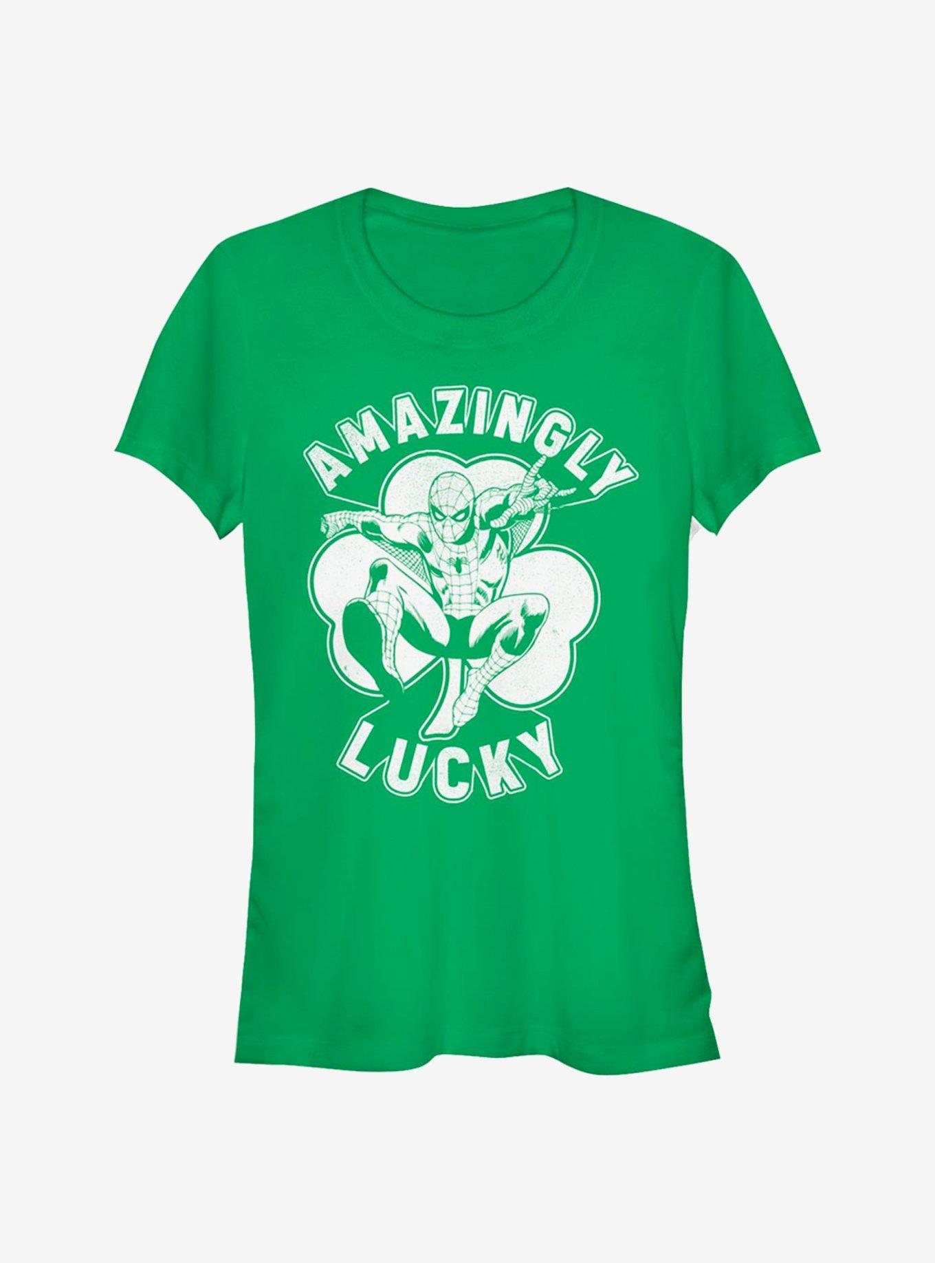 Marvel Spider-Man Lucky Spidey Girls T-Shirt | Premium Unisex T-Shirt, Trending Graphic Tee