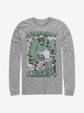 Marvel The Hulk Incredibly Lucky Long-Sleeve T-Shirt | Premium Unisex T-Shirt, Trending Graphic Tee
