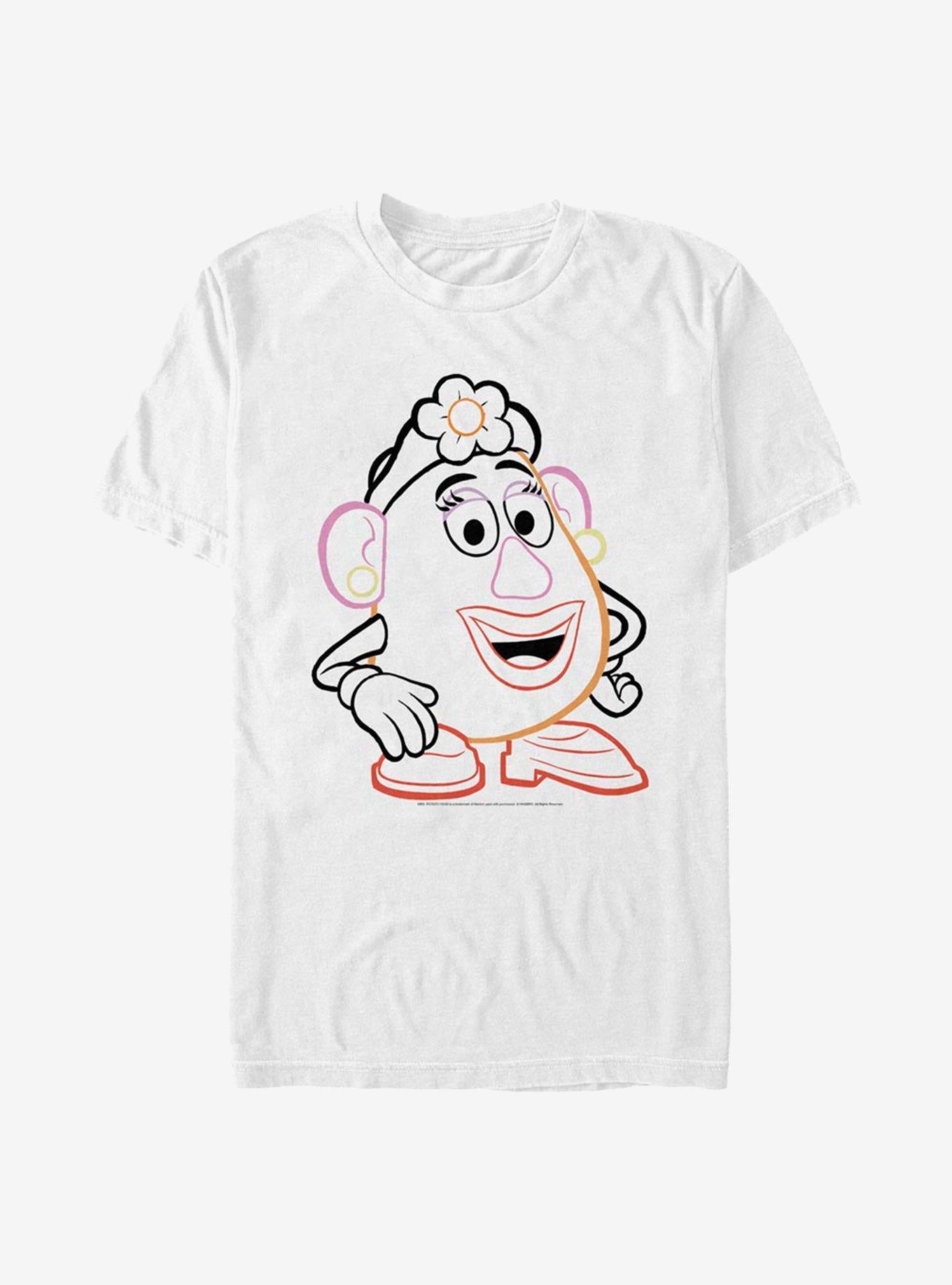 Toy Story 4 Line Art Mrs Potato T Shirt T Shirt Trending US
