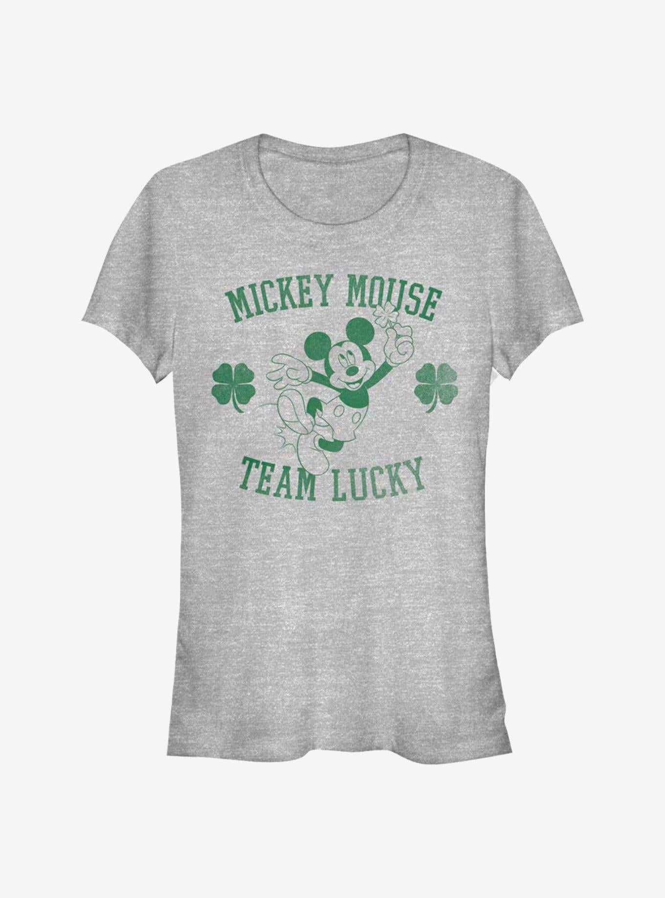Disney Mickey Mouse Team Lucky Girls T-Shirt | Premium Unisex T-Shirt, Trending Graphic Tee
