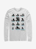 Super Mario Kart Silhouettes Long-Sleeve T-Shirt