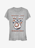 Star Wars The Force Awakens BB-8 My Valentine Girls T-Shirt | Premium Unisex T-Shirt, Trending Graphic Tee