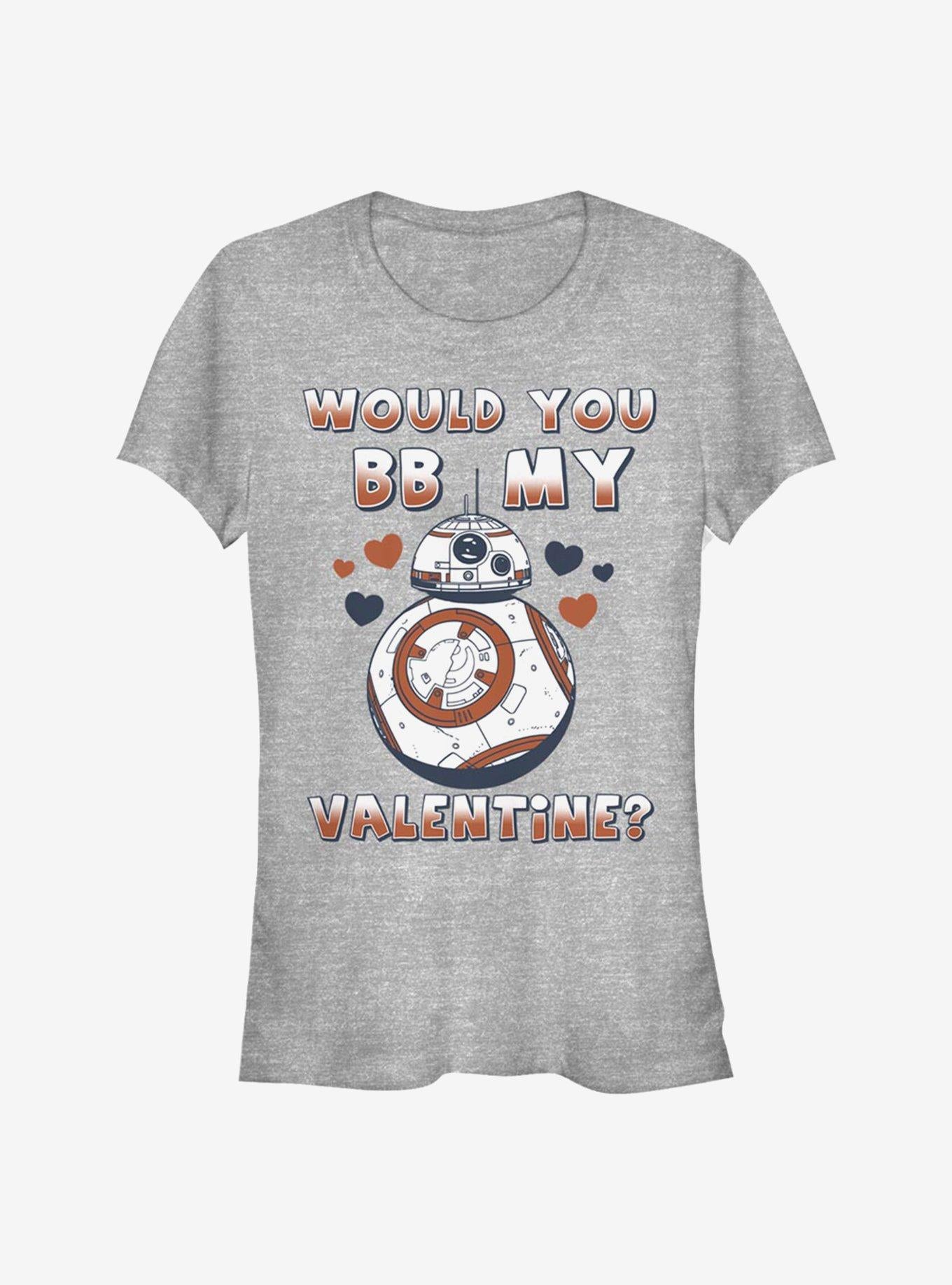 Star Wars The Force Awakens BB-8 My Valentine Girls T-Shirt | Premium Unisex T-Shirt, Trending Graphic Tee