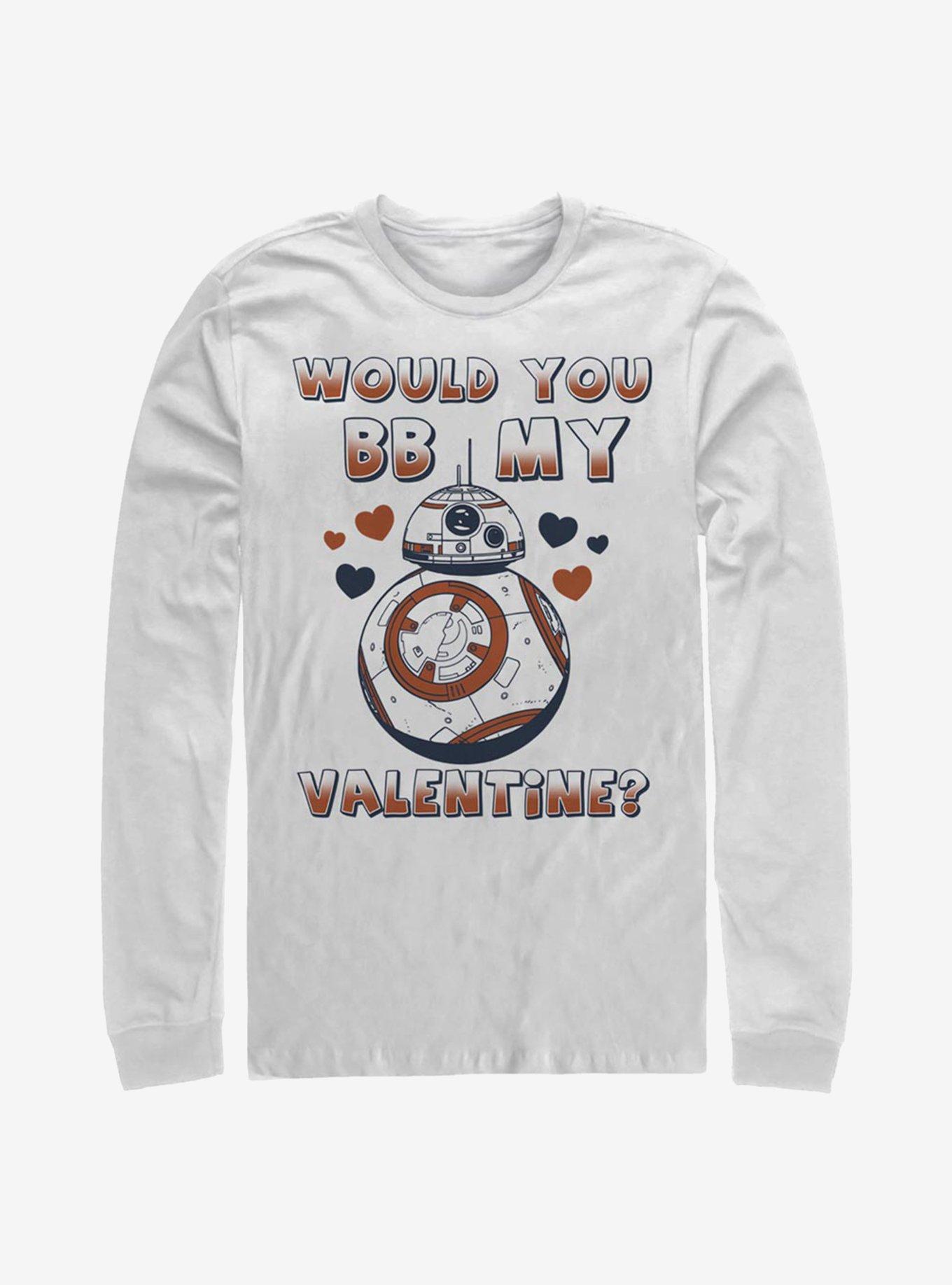Star Wars The Force Awakens BB-8 My Valentine Long-Sleeve T-Shirt | Premium Unisex T-Shirt, Trending Graphic Tee