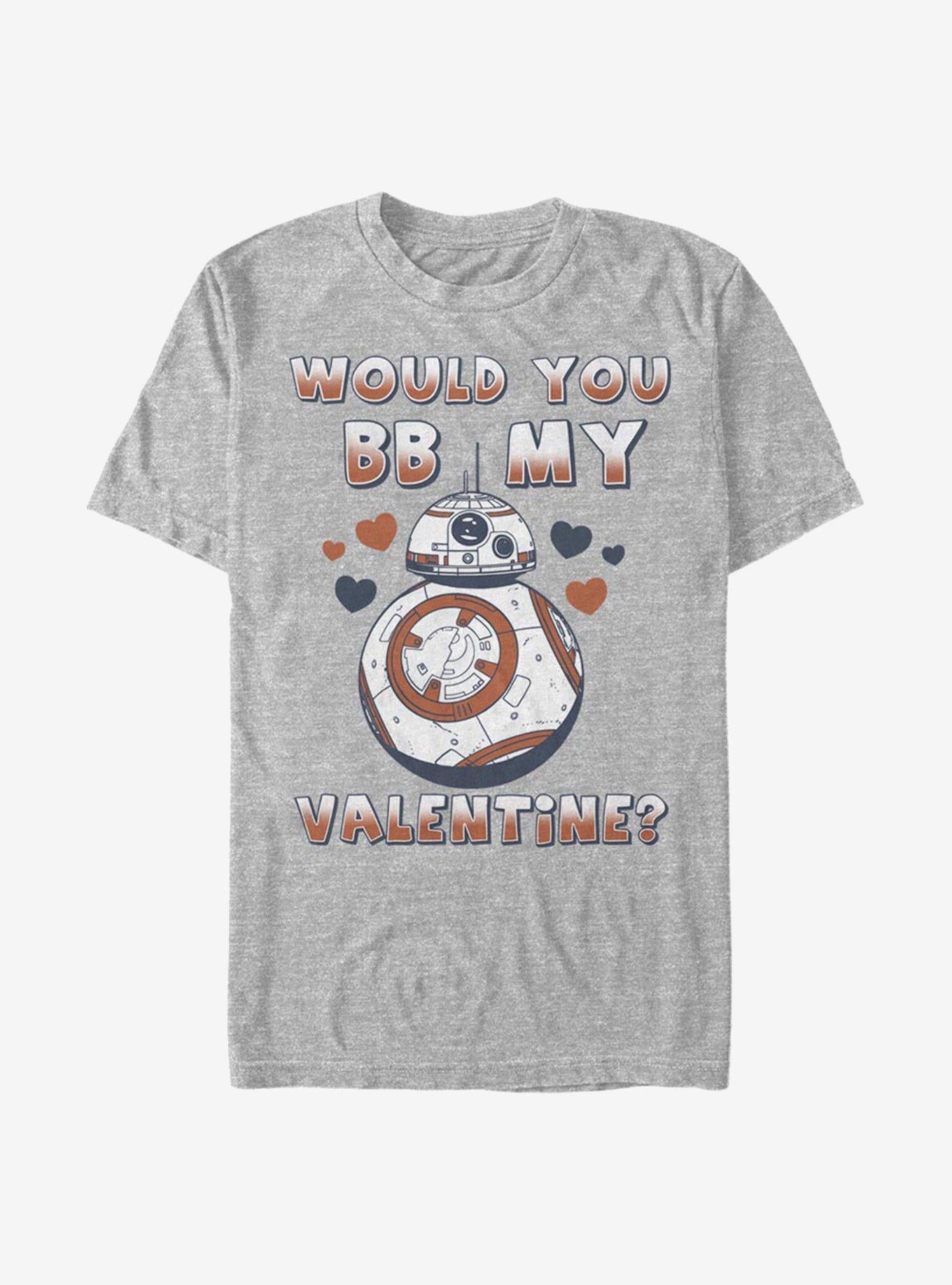 Star Wars The Force Awakens BB-8 My Valentine T-Shirt | Premium Unisex T-Shirt, Trending Graphic Tee