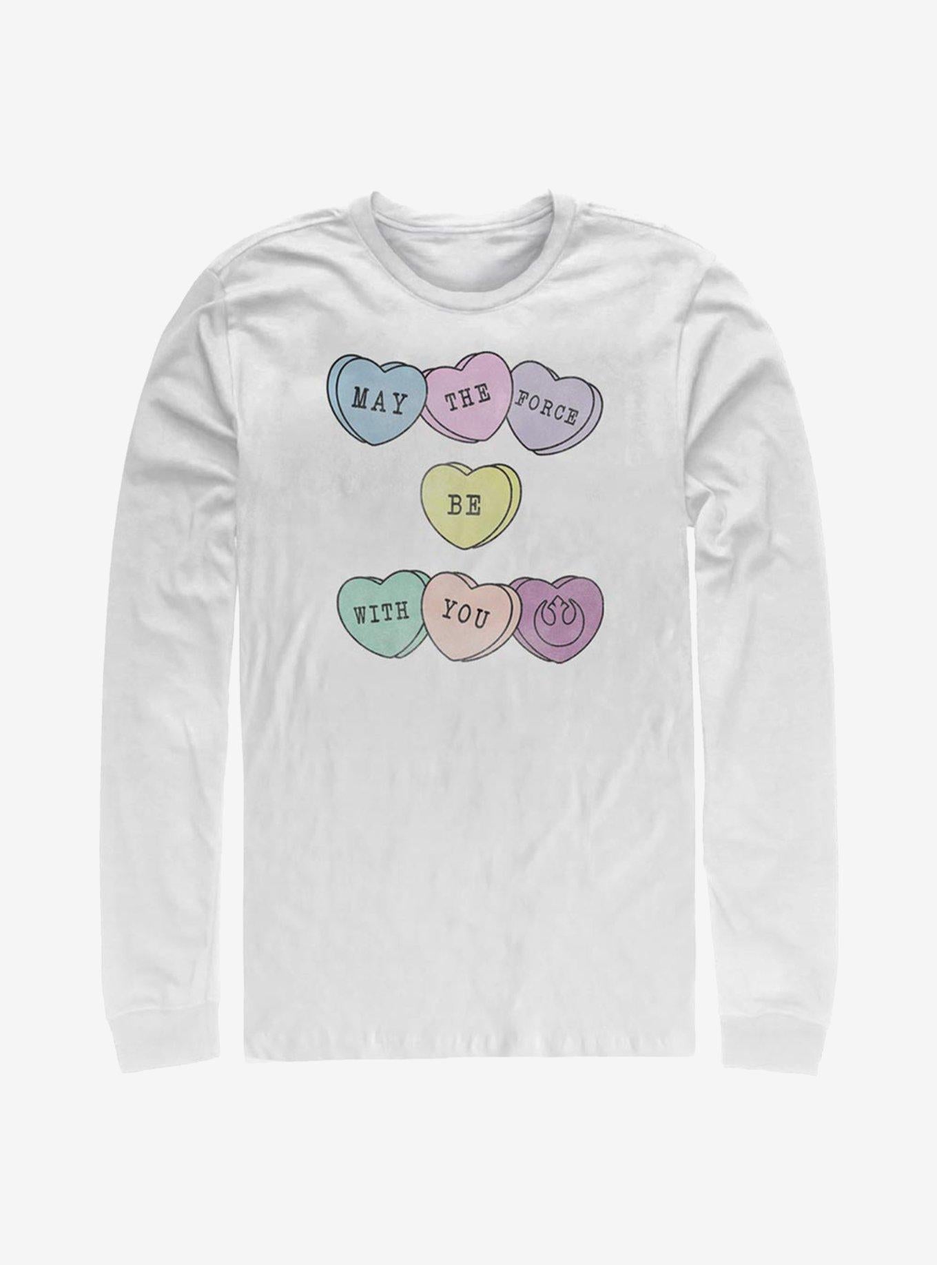 Star Wars Force Hearts Long-Sleeve T-Shirt | Premium Unisex T-Shirt, Trending Graphic Tee