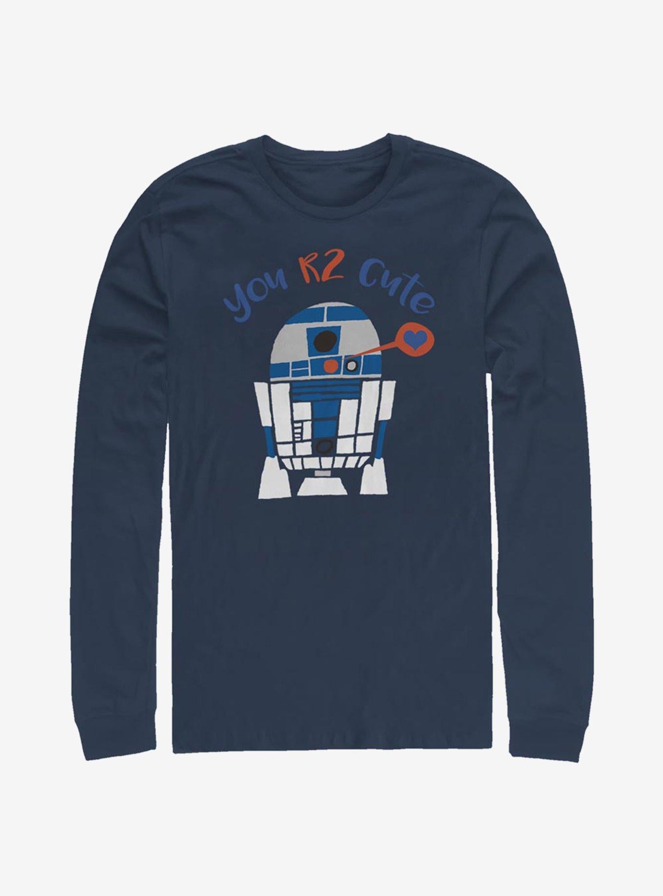 Star Wars You R2 Cute Long-Sleeve T-Shirt | Premium Unisex T-Shirt, Trending Graphic Tee