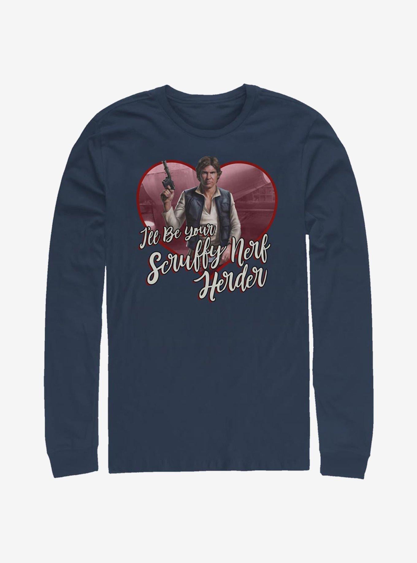 Star Wars Scruffy Nerf Herder Long-Sleeve T-Shirt | Premium Unisex T-Shirt, Trending Graphic Tee