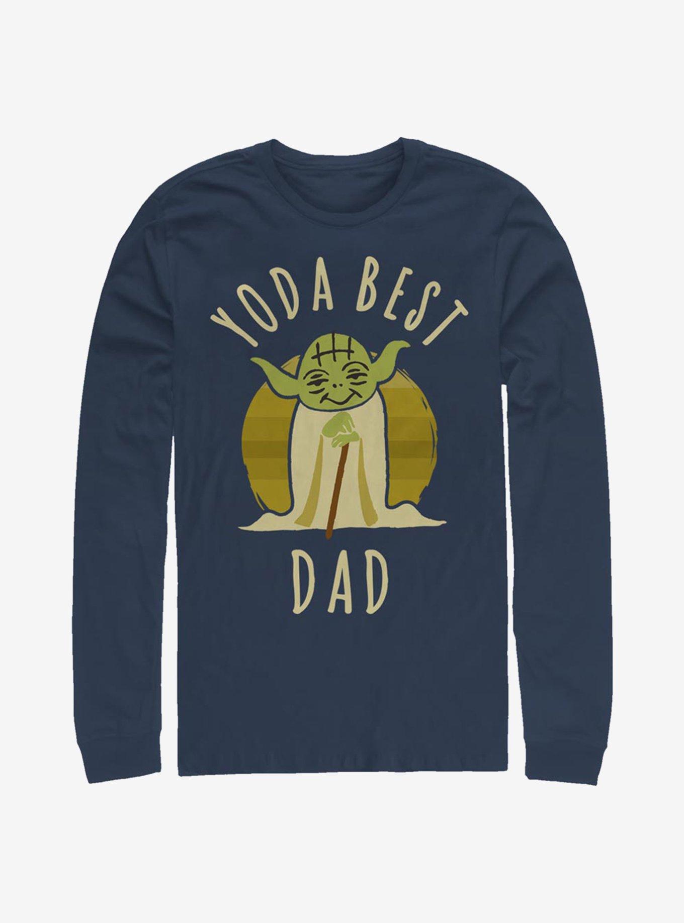 Star Wars Best Dad Yoda Says Long-Sleeve T-Shirt | Premium Unisex T-Shirt, Trending Graphic Tee