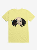 Cat Neko Skull Corn Silk Yellow T Shirt T Shirt Trending US