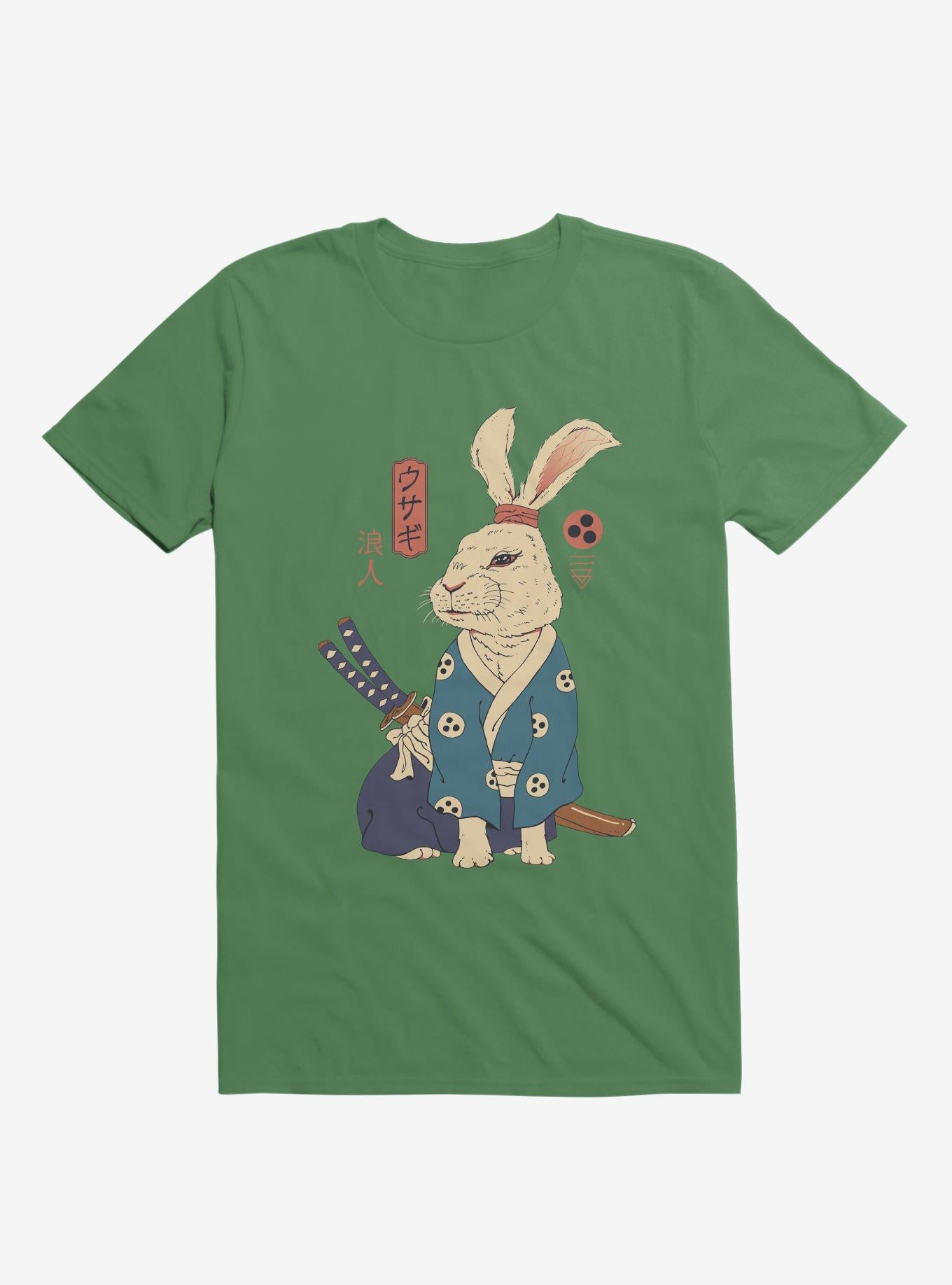 Rabbit Ronin Usagi Kelly Green T Shirt T Shirt Trending US