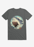 Shark Attack Charcoal Grey T Shirt T Shirt Trending US