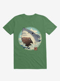 Shark Attack Kelly Green T Shirt T Shirt High Search Demand Gift Ready