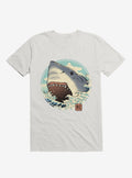 Shark Attack White T Shirt T Shirt Trending US Daily Wear