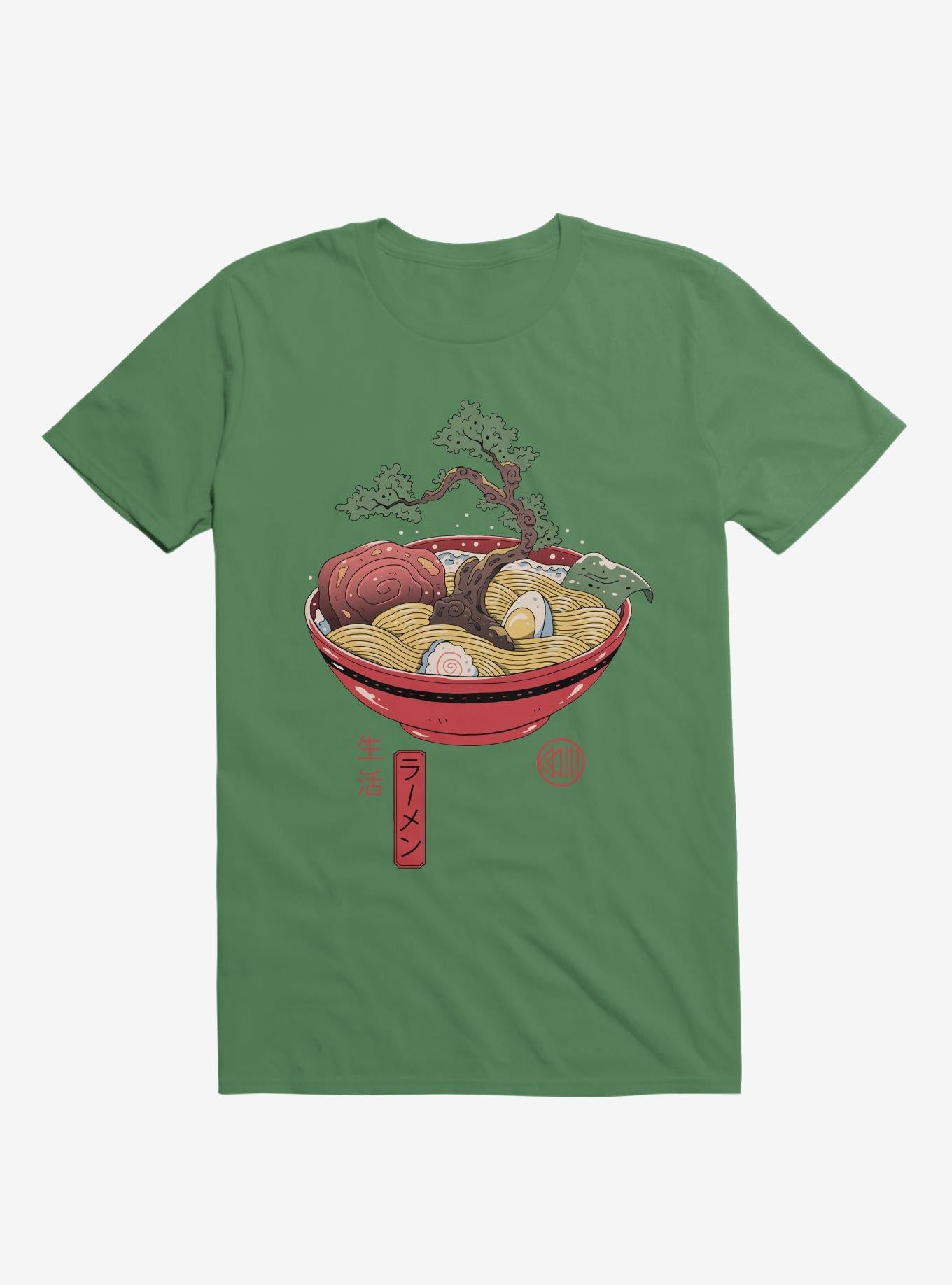 Bonsai Ramen Kelly Green T Shirt T Shirt Viral TikTok Gift Ready