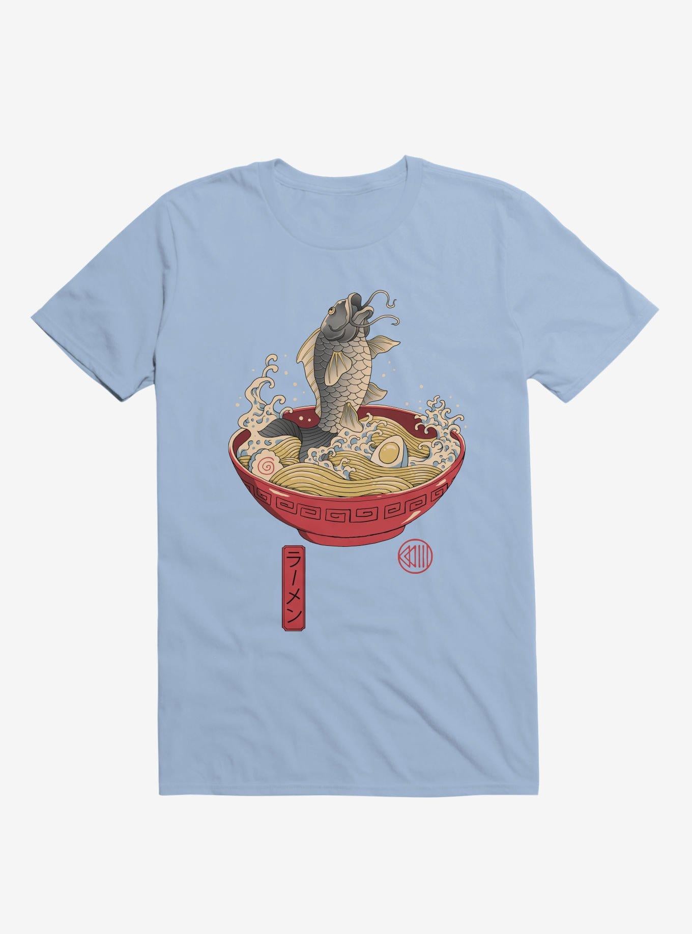 Fish Ramen Light Blue T Shirt T Shirt Trending US