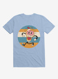 Happy Within Light Bulb Light Blue T Shirt T Shirt Trending US