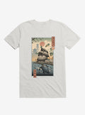 Turtle Stream Kame Kame Ukiyo e White T Shirt T Shirt Trending US