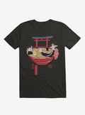 Sacred Ramen Ocean Black T Shirt T Shirt Premium Print Workout Ready