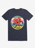 Grateful Heart Navy Blue T Shirt T Shirt Streetwear Style Best Seller Look