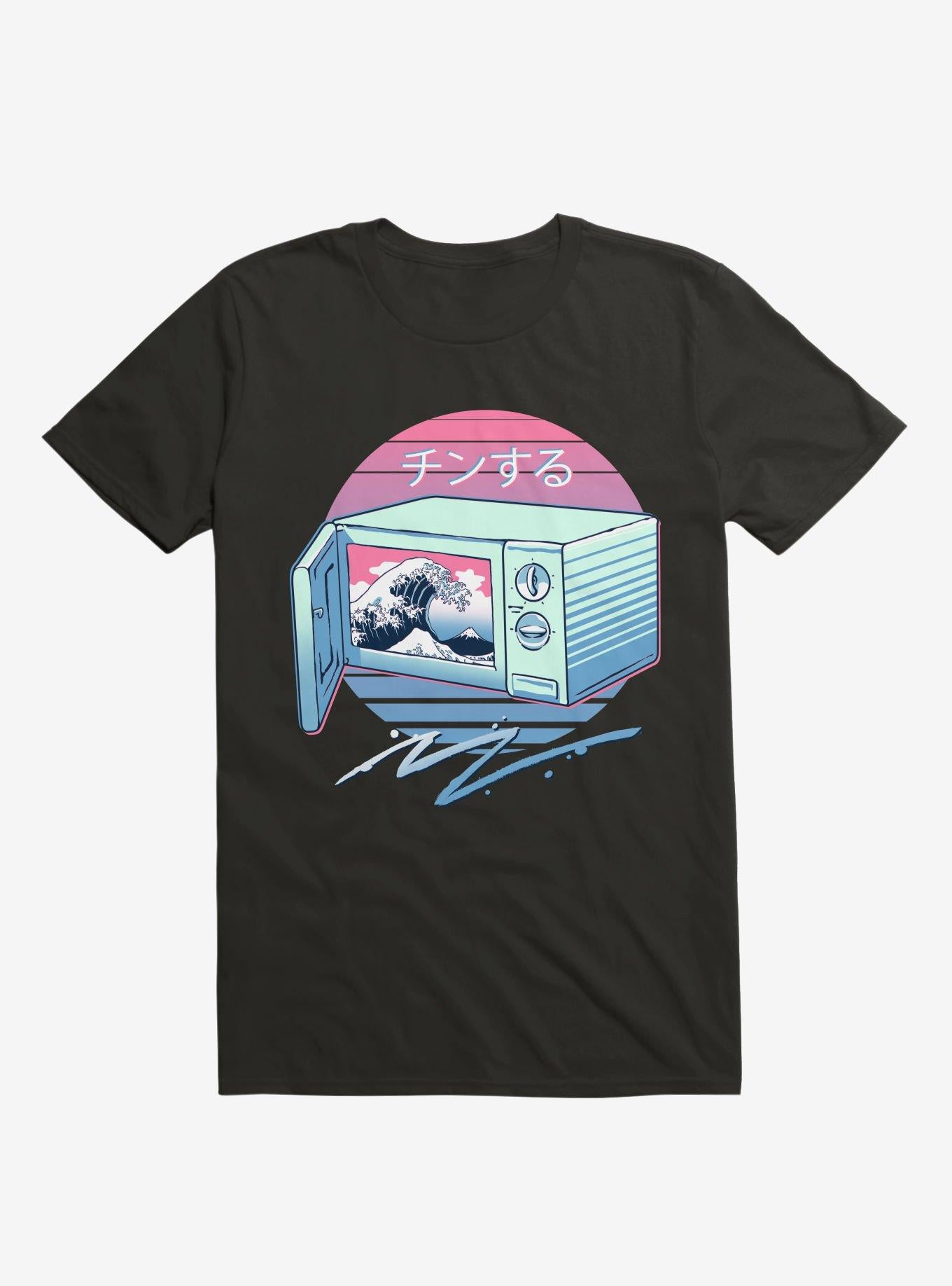 The Micro Wave Black T Shirt T Shirt Trending US