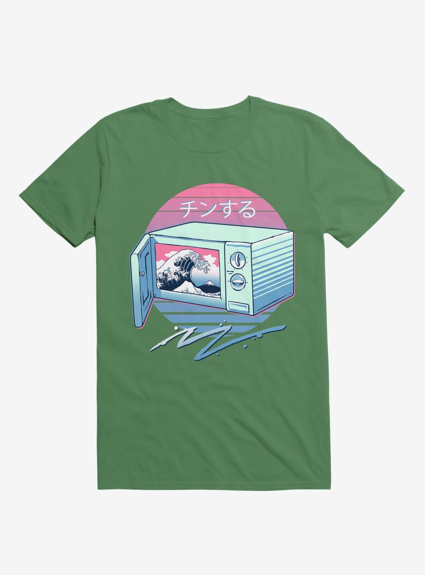 The Micro Wave Kelly Green T Shirt T Shirt Trending US