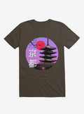 Kyoto Wave Brown T Shirt T Shirt Premium Print Hot Right Now