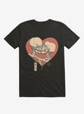 Till Death Do Us Part Kiss Black T Shirt T Shirt Comfort Fit Hot Right Now