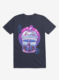 Boba Wave Tea Navy Blue T Shirt T Shirt Trending US