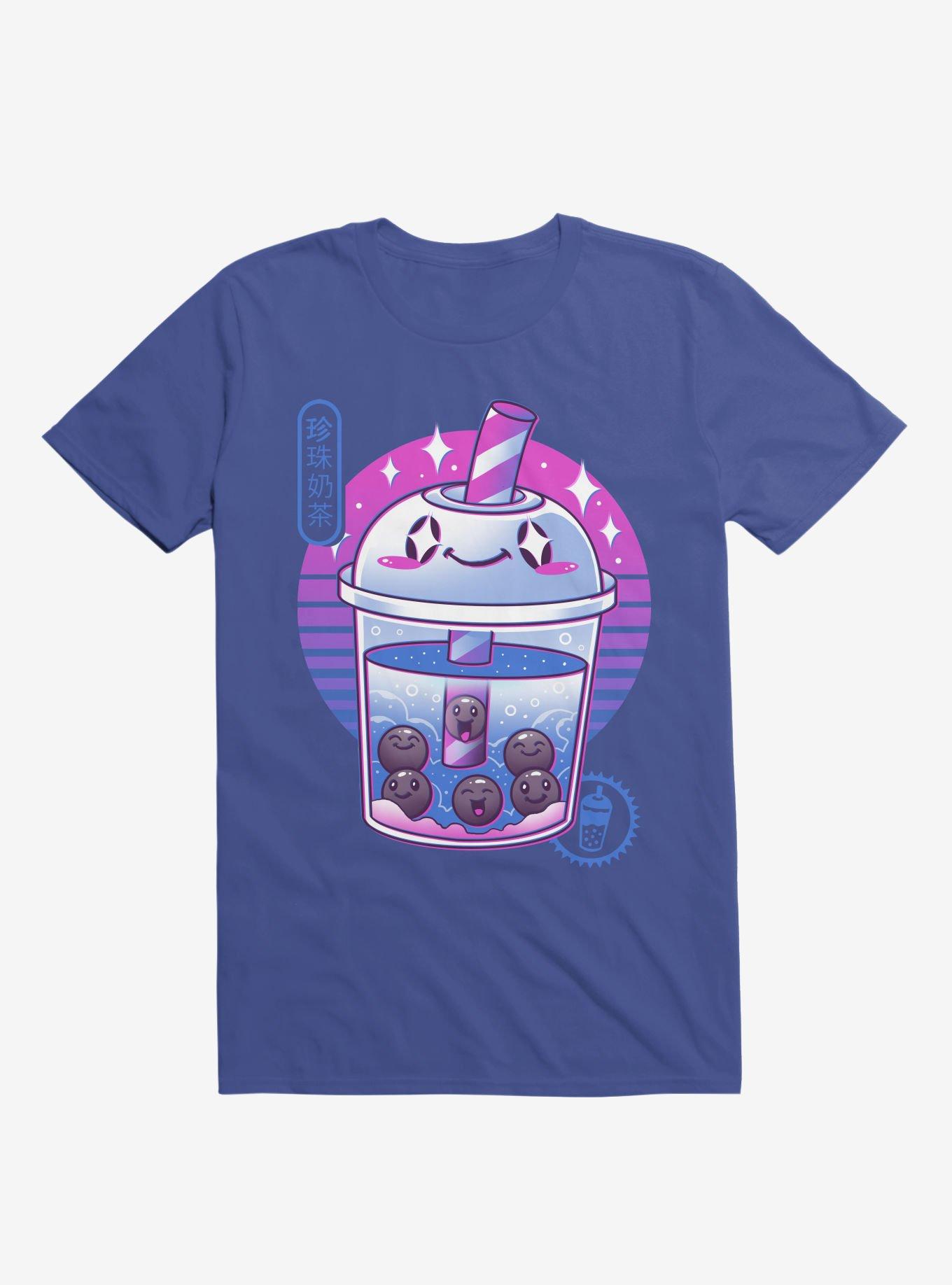 Boba Wave Tea Royal Blue T Shirt T Shirt Trending US