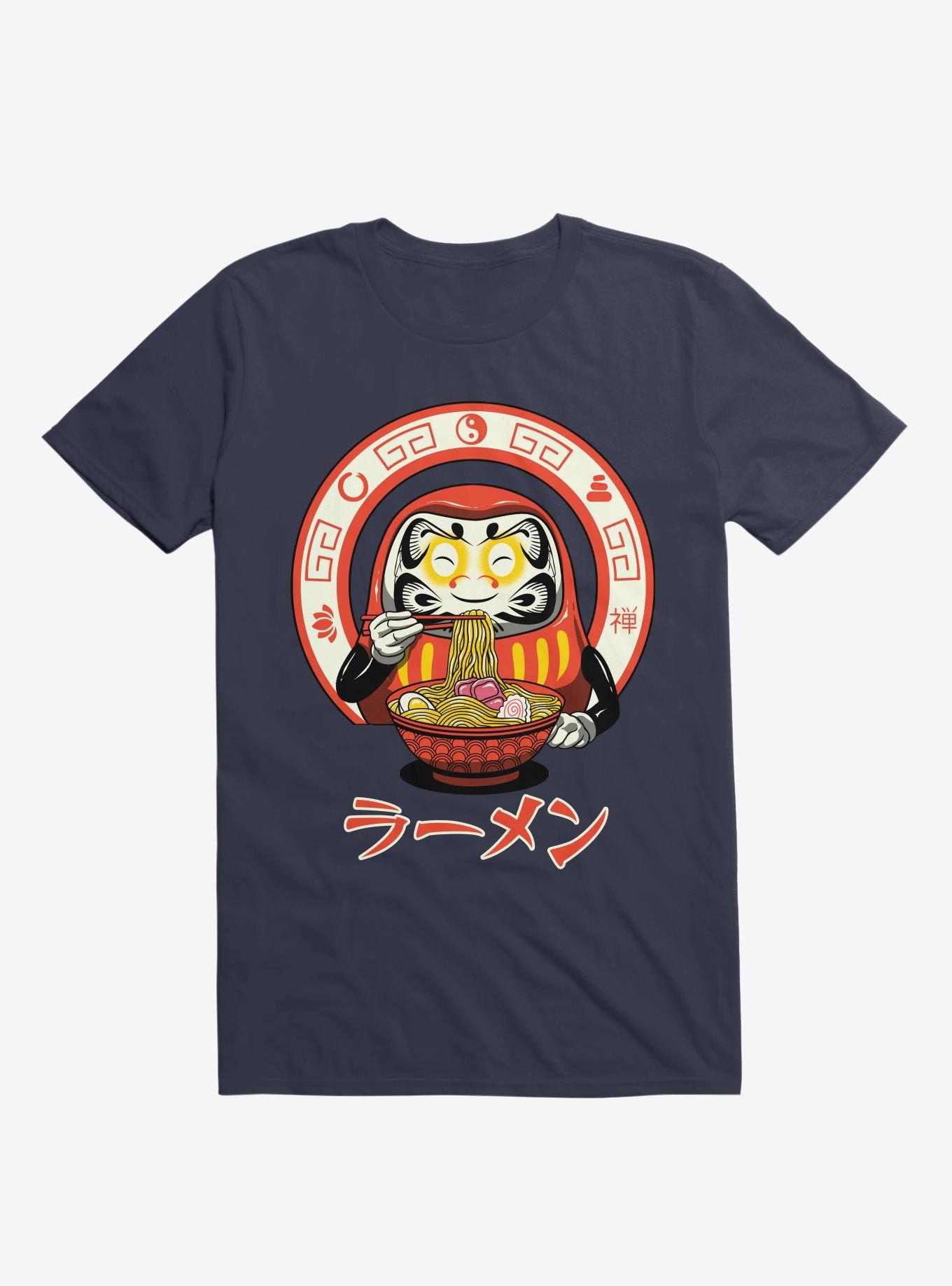 Daruma Zen Ramen Navy Blue T Shirt T Shirt High Search Demand Hot Right Now