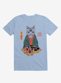 Neko Cat Sushi Bar Light Blue T Shirt T Shirt Trending US