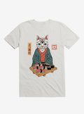 Neko Cat Sushi Bar White T Shirt T Shirt Trending US