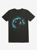 Puss the Evil Cat Black T Shirt T Shirt Gym Lifestyle Best Seller Look