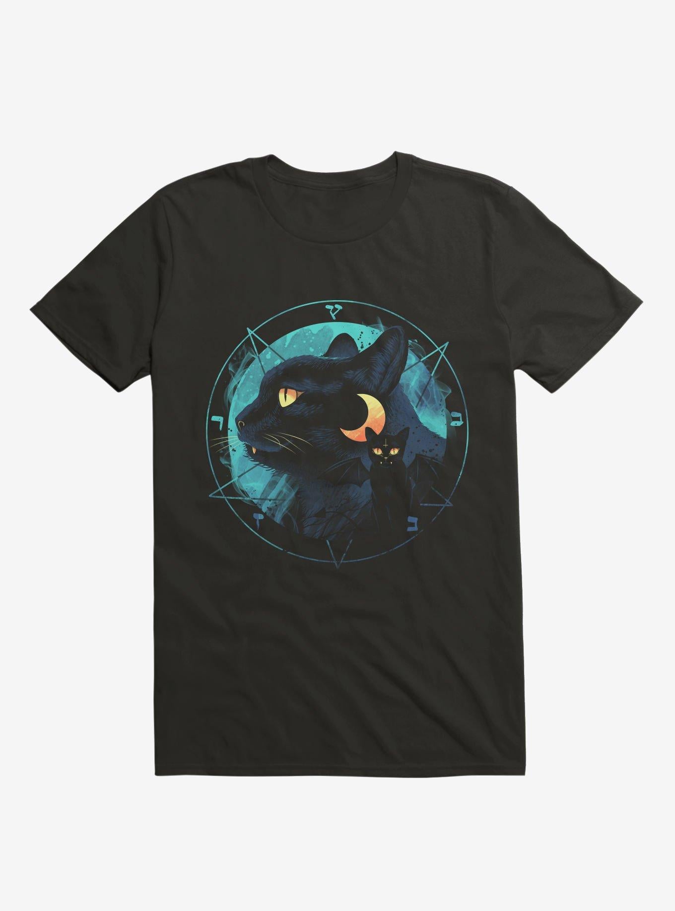 Puss the Evil Cat Black T Shirt T Shirt Trending US
