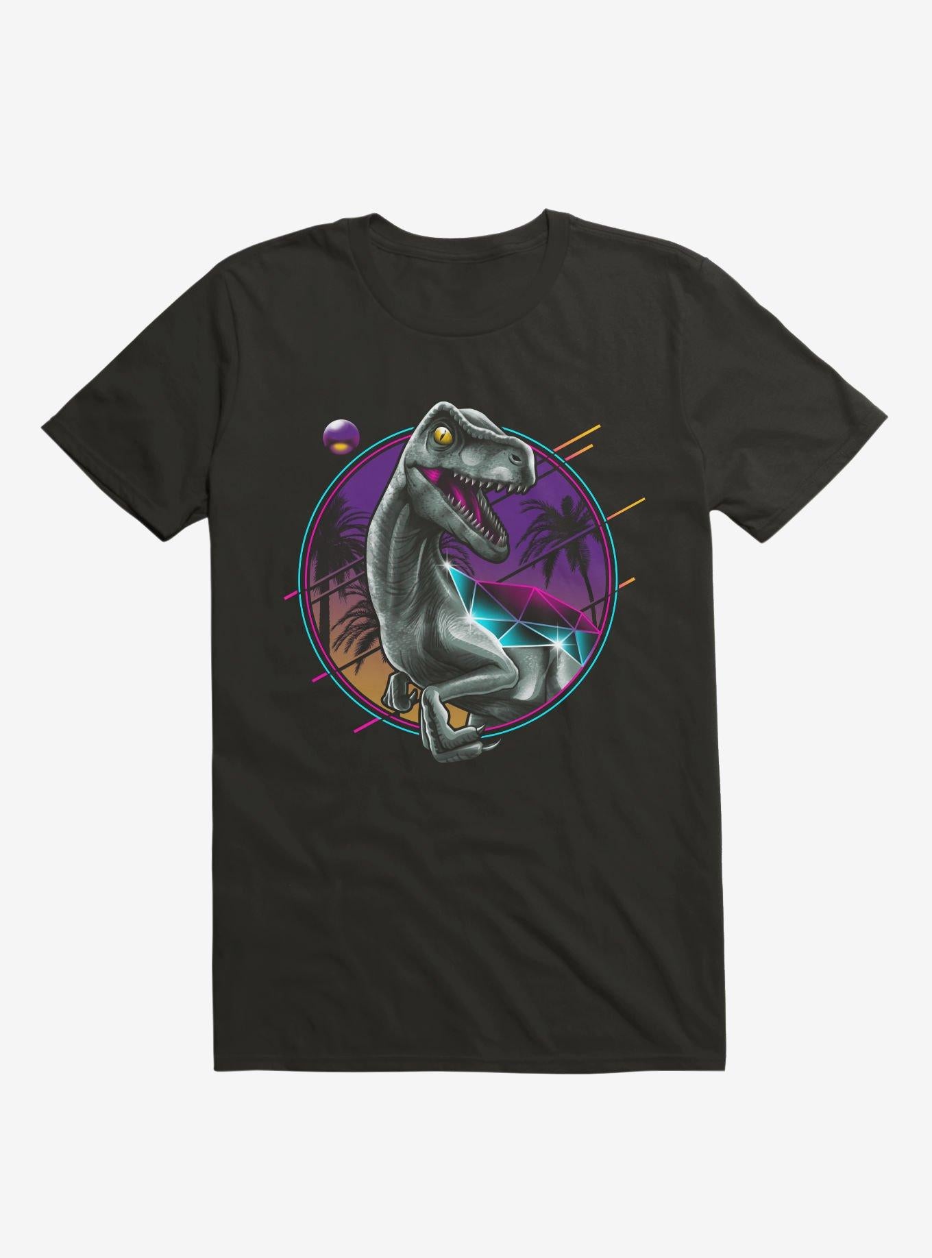 Rad Velociraptor Black T Shirt T Shirt Comfort Fit Gift Ready