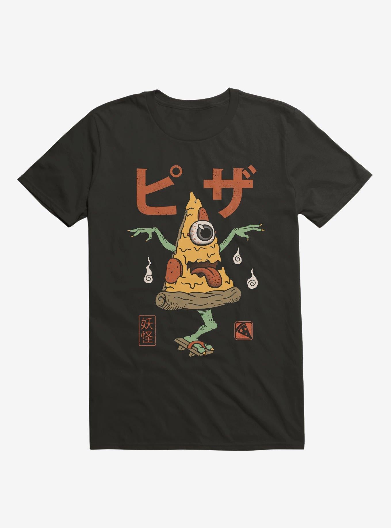 Yokai Pizza Black T Shirt T Shirt Trending US