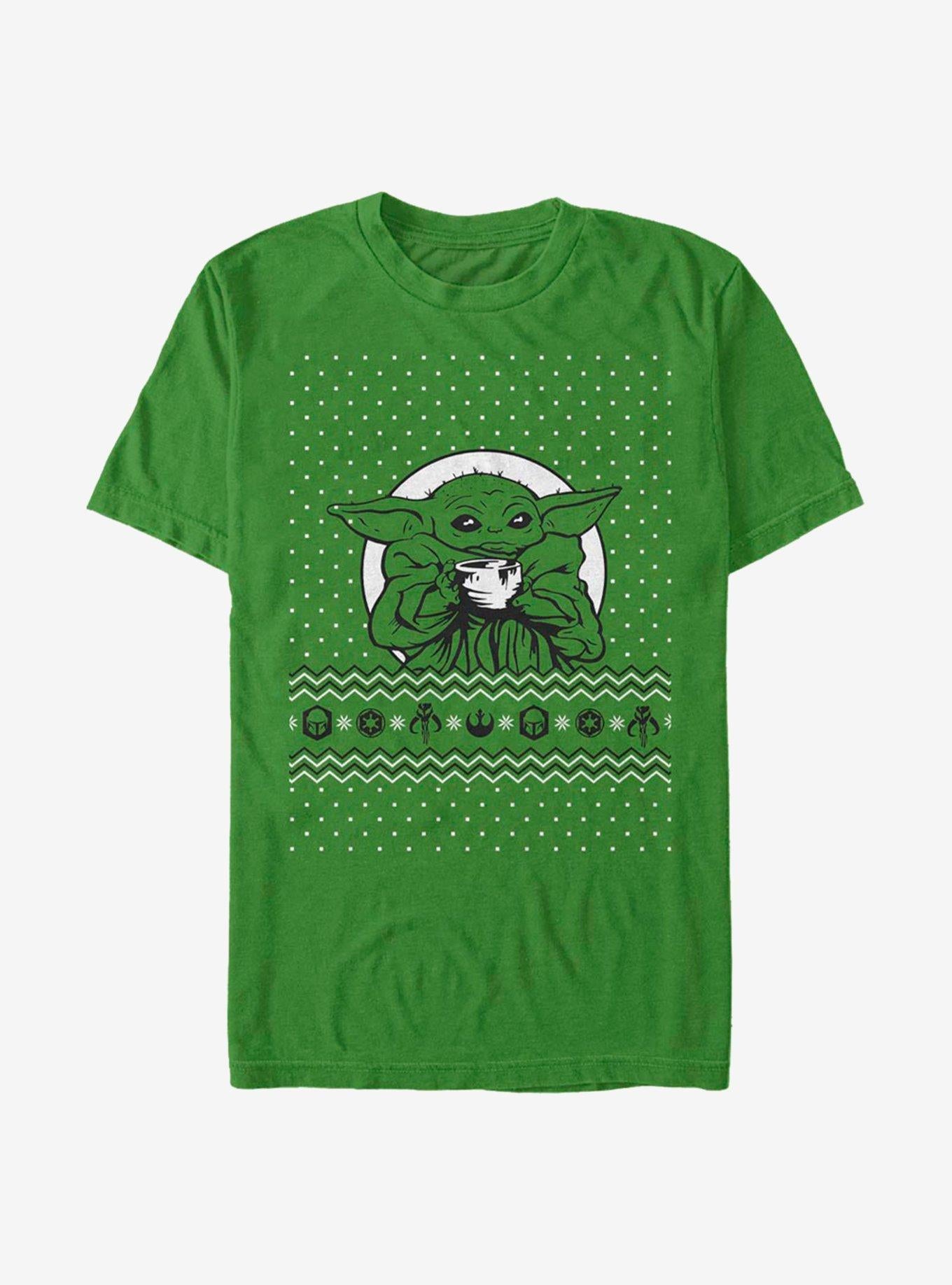Star Wars The Mandalorian Holiday The Child Ugly Holiday T-Shirt | Premium Unisex T-Shirt, Trending Graphic Tee