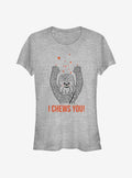 Star Wars I Chews You Chewie Girls T-Shirt | Premium Unisex T-Shirt, Trending Graphic Tee