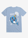 Kawaii Narwhal Light Blue T Shirt T Shirt High Search Demand Gift Ready