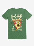 Kawaii Pizza Kelly Green T Shirt T Shirt Gym Lifestyle Best Seller Look