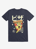 Kawaii Pizza Navy Blue T Shirt T Shirt Trending US Daily Wear