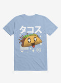 Kawaii Taco Light Blue T Shirt T Shirt Trending US