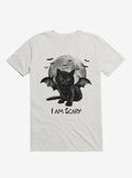 Scary Cat White T Shirt T Shirt Trending US