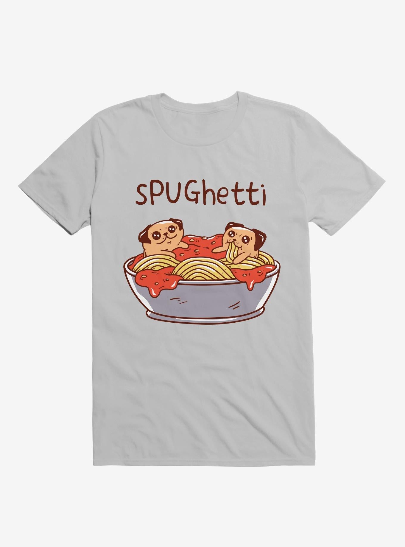 Spughetti Spaghetti Pugs Ice Grey T Shirt T Shirt Streetwear Style Fan Favorite